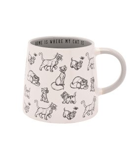 Mug Home is where my Cat is - Disney cats and dogs