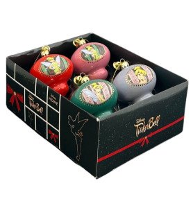 Set de 4 boules Clochette - Noël