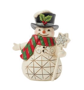 Figurine bonhomme de neige snowflakes - Jim Shore Heartwood creek