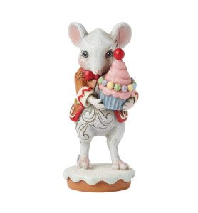 Souris pain d'épice avec cupcake - Jim Shore Heartwood creek