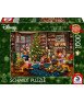 Puzzle 1000 pièces Mickey et Minnie Noël - Thomas Kinkade