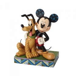 Figurine " Mickey et Pluto...