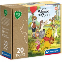 2 Puzzles 20 pièces "Winnie...