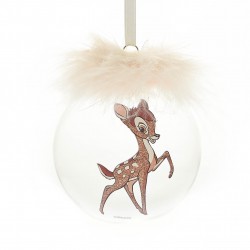 Boule de Noël Bambi plume